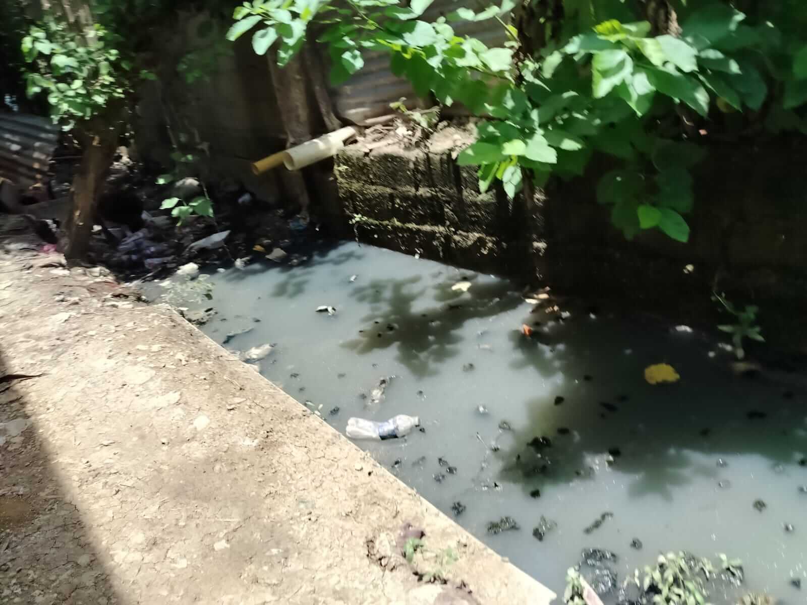 Obstrucción del sistema de drenaje